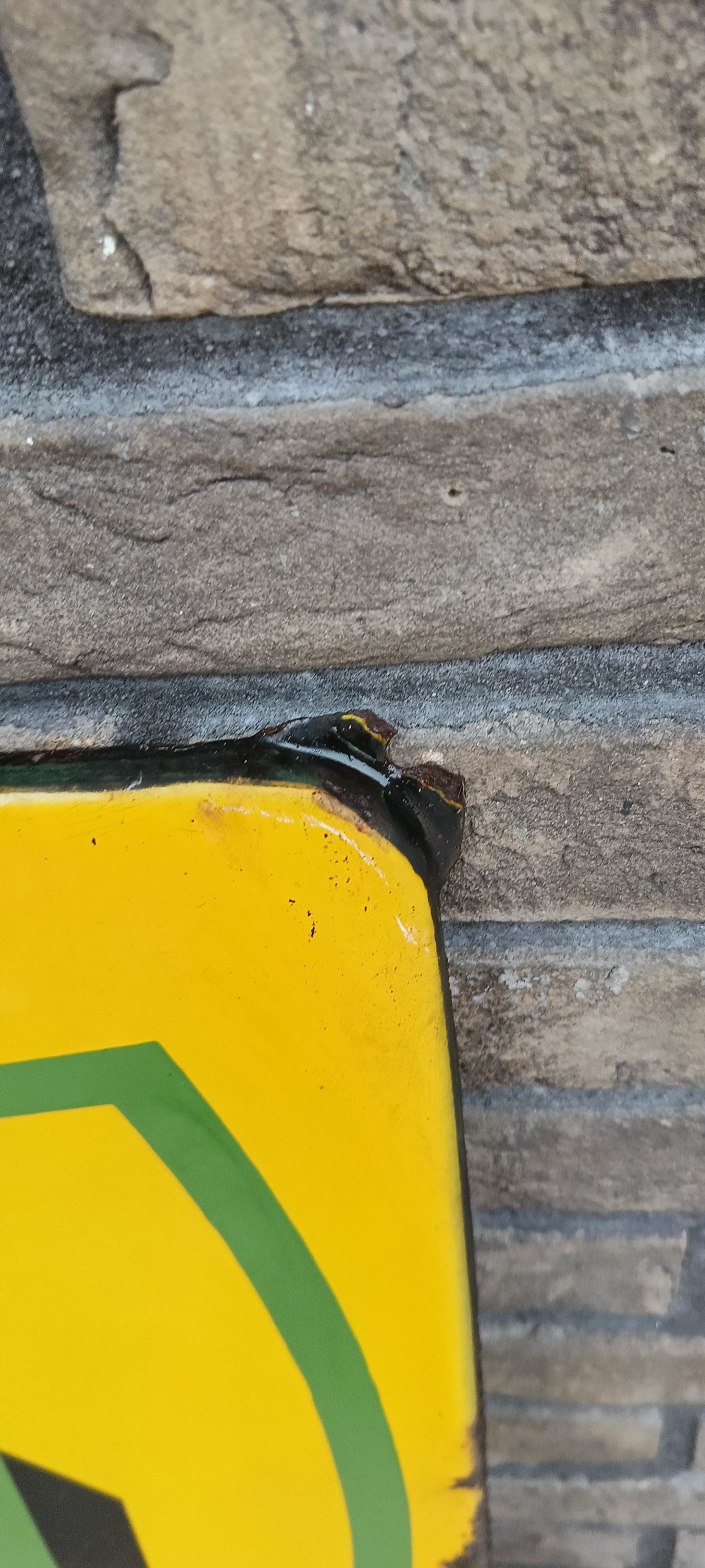 BP emaille reclame bord
