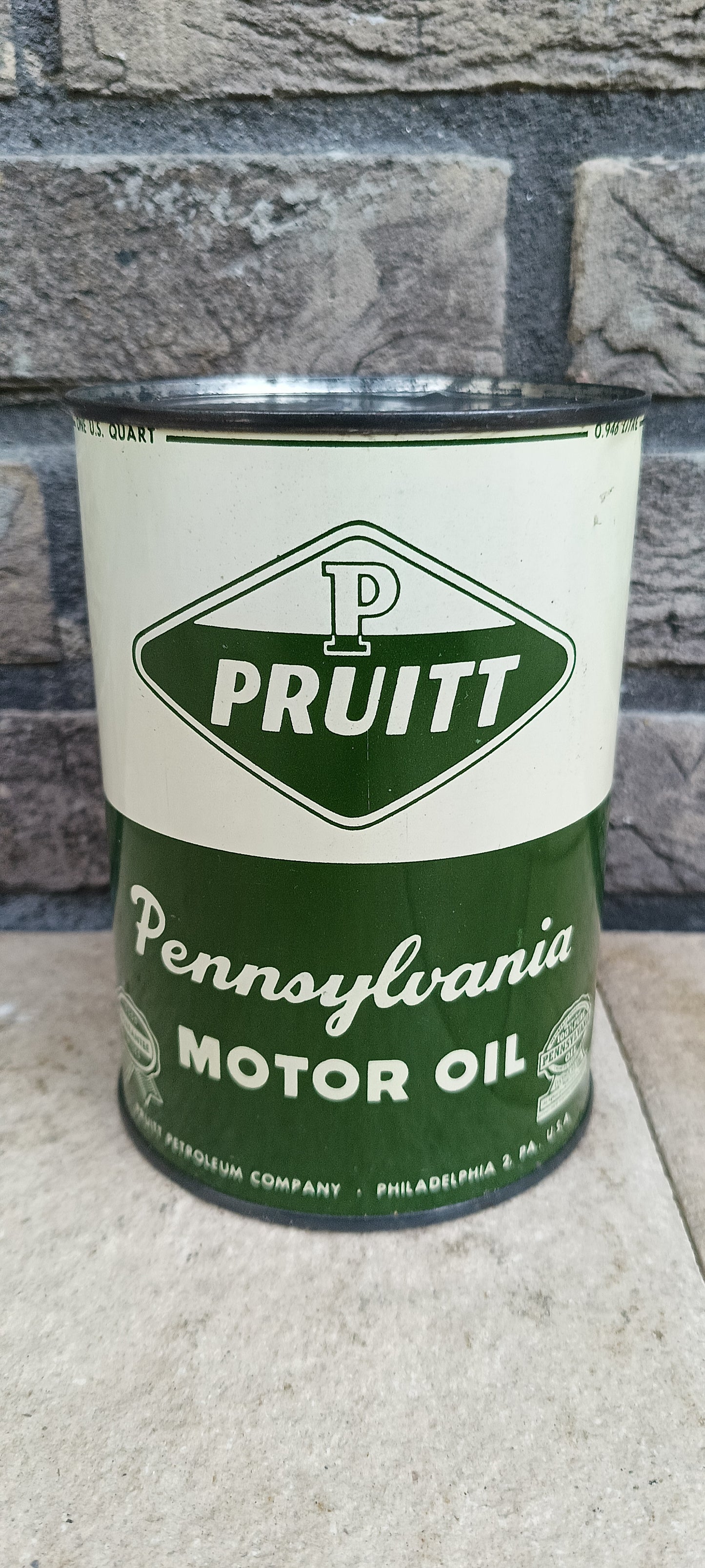 Pruitt olie blik 1 Quart USA