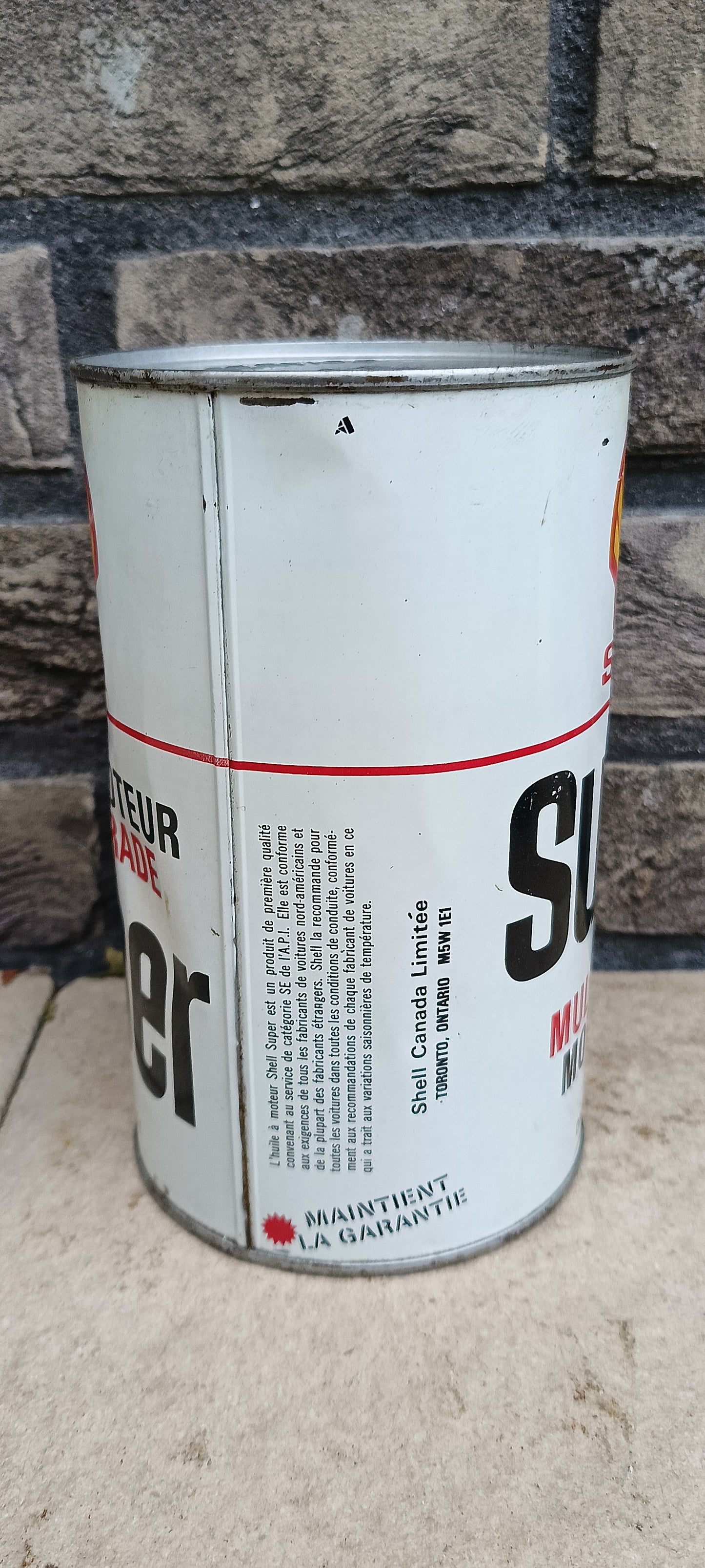 SHELL SUPER motor oil