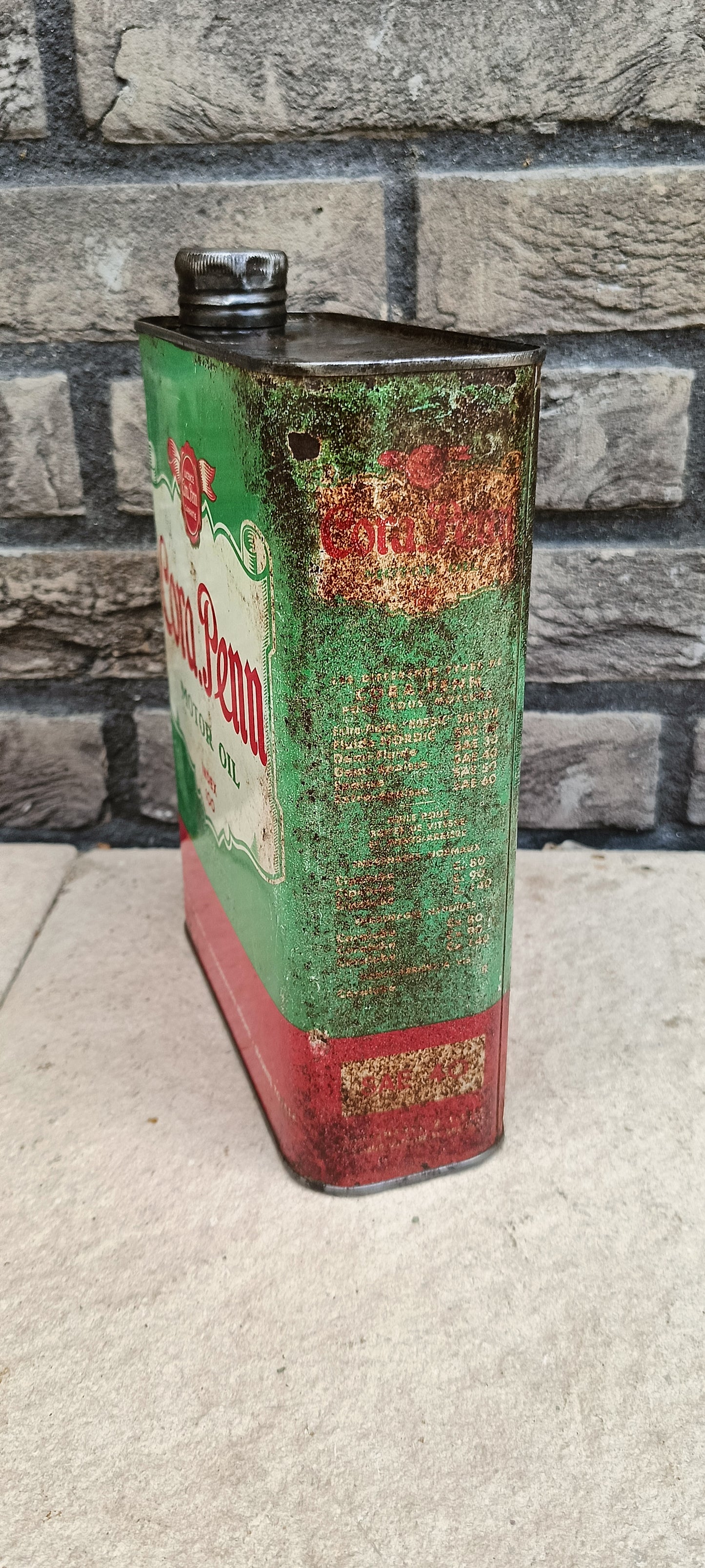 Cora Penn oil can