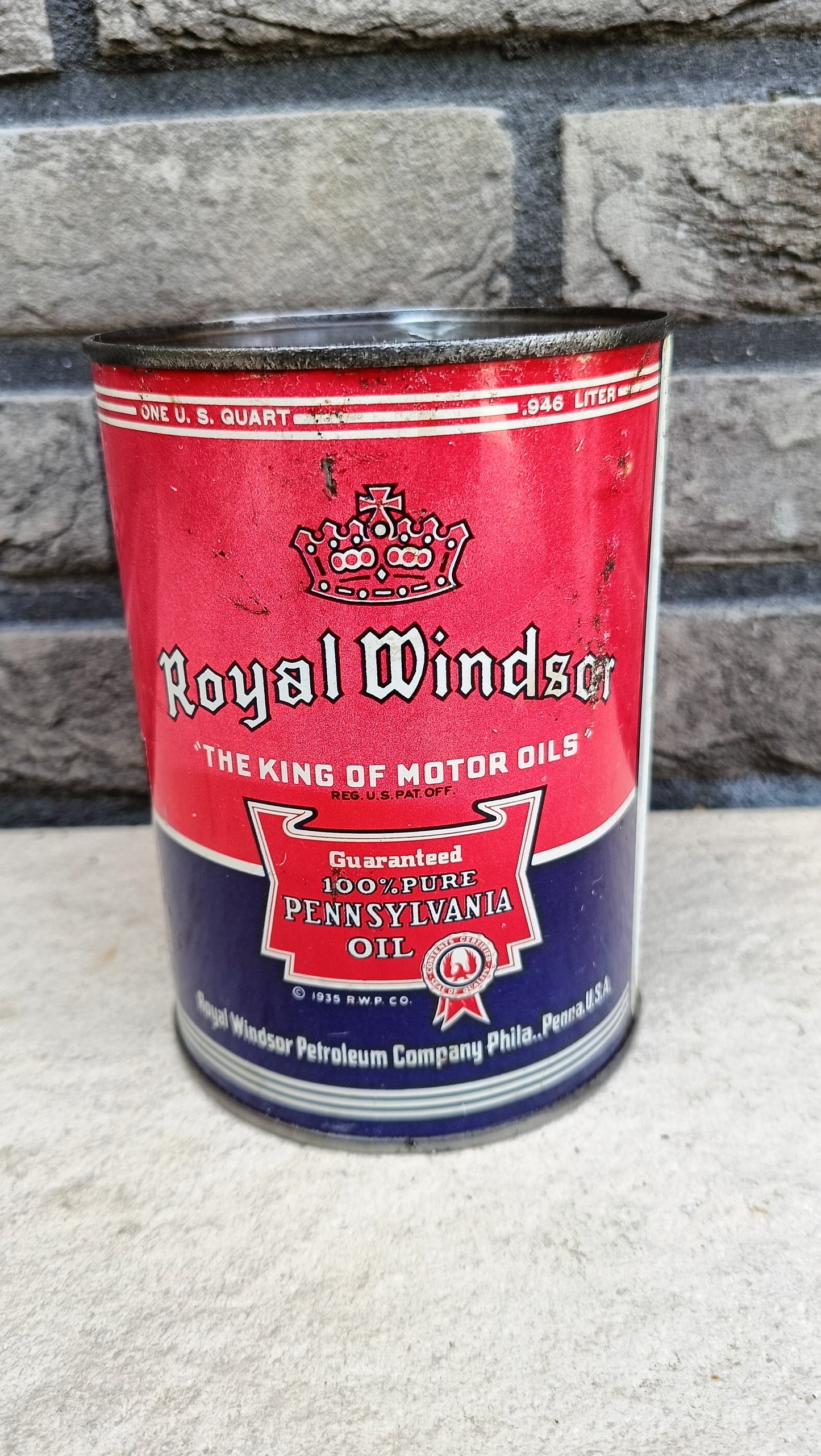 ROYAL WINDSOR 1 Quart olie blik