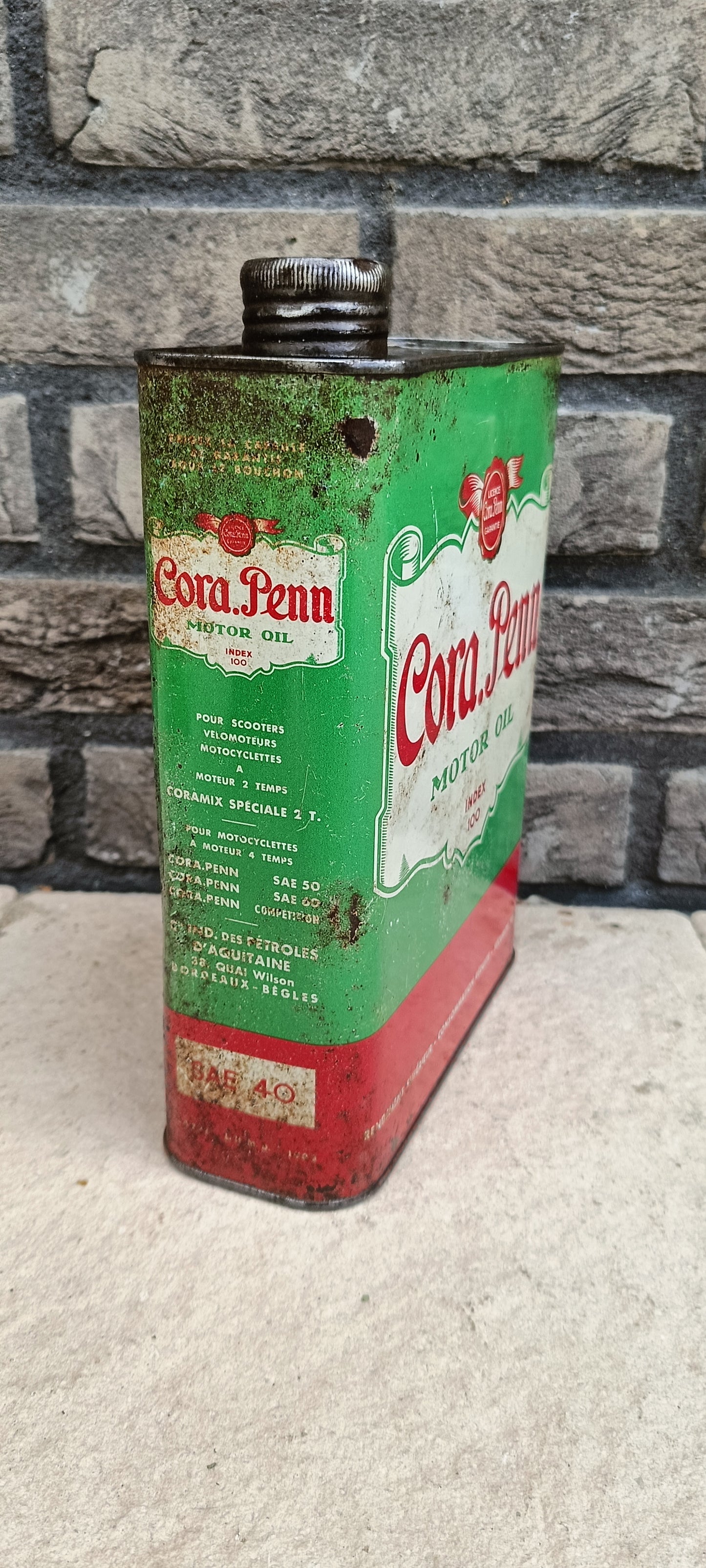 Cora Penn oil can