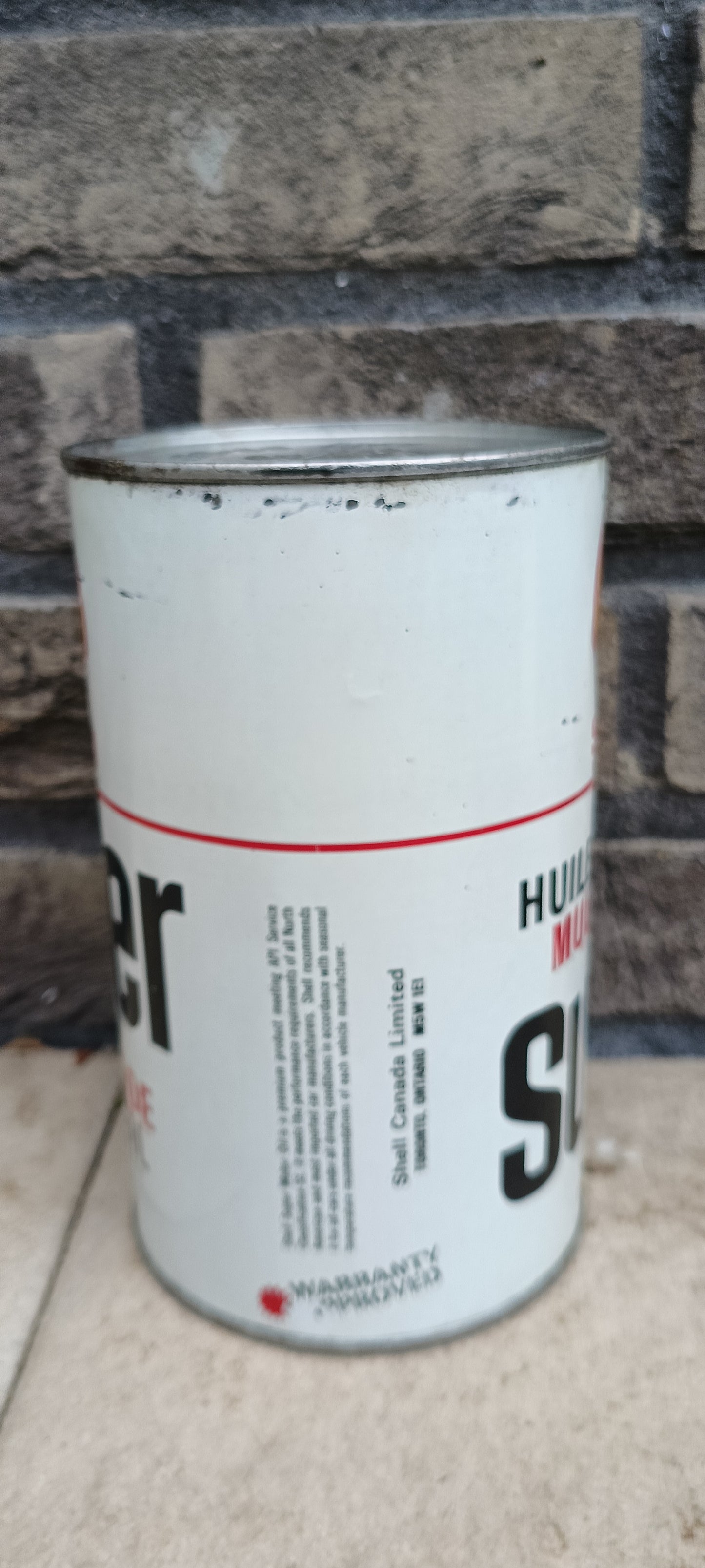 SHELL SUPER motor oil