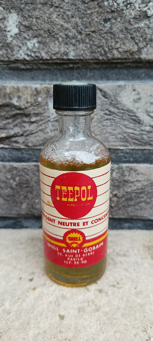 Glazen flesje SHELL Teepol