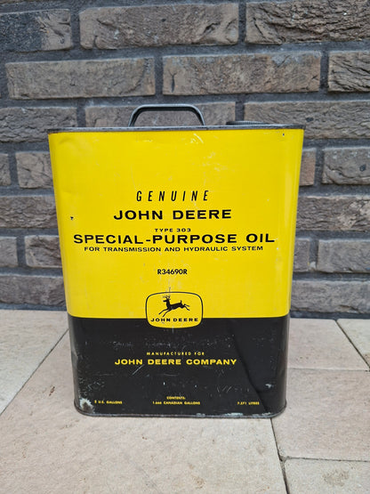 John Deere olie blik