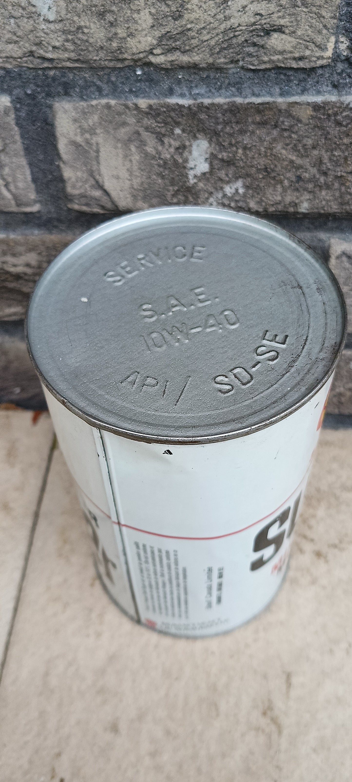 SHELL SUPER motor oil