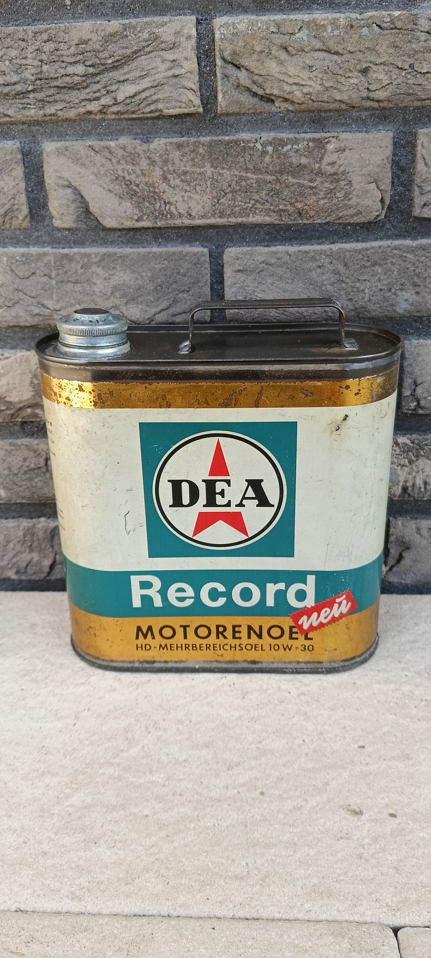 DEA RECORD olie blik