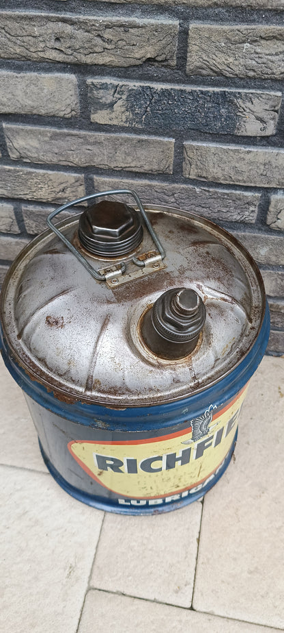 5 gallon RICHFIELD olie blik