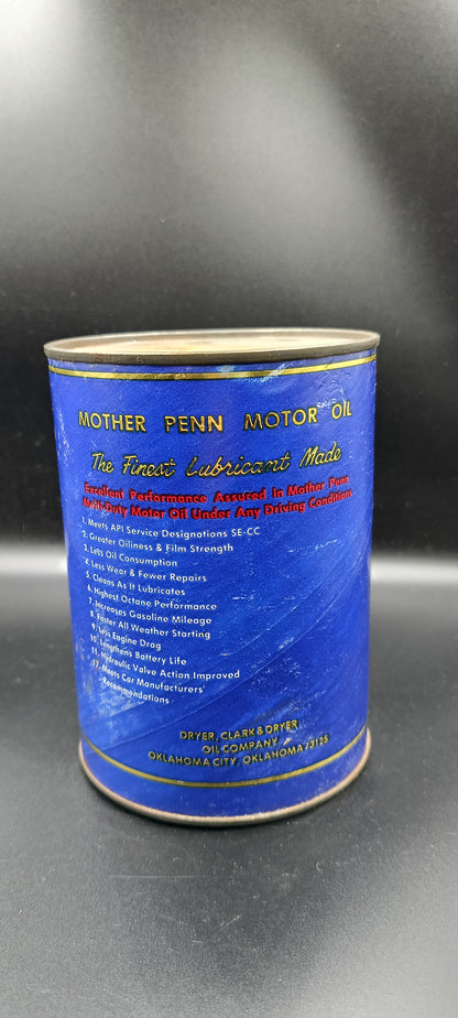 Mother Penn motor oil