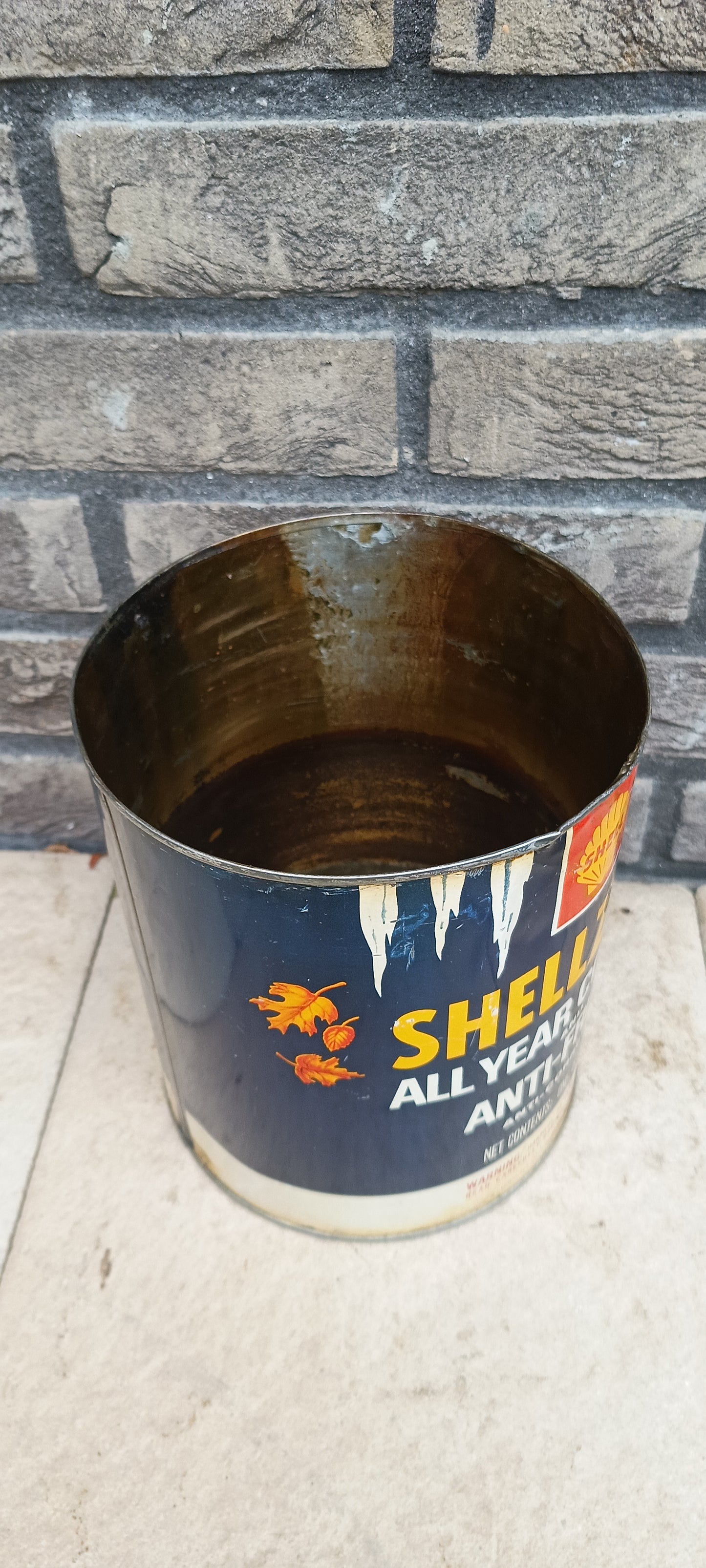 Zeldzaam SHELLZONE antivries blik.