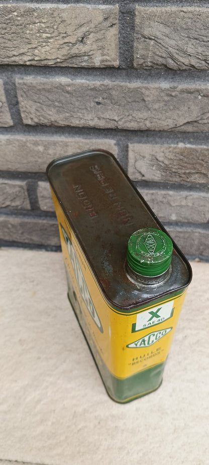 YACCO X SAE 40 oil can