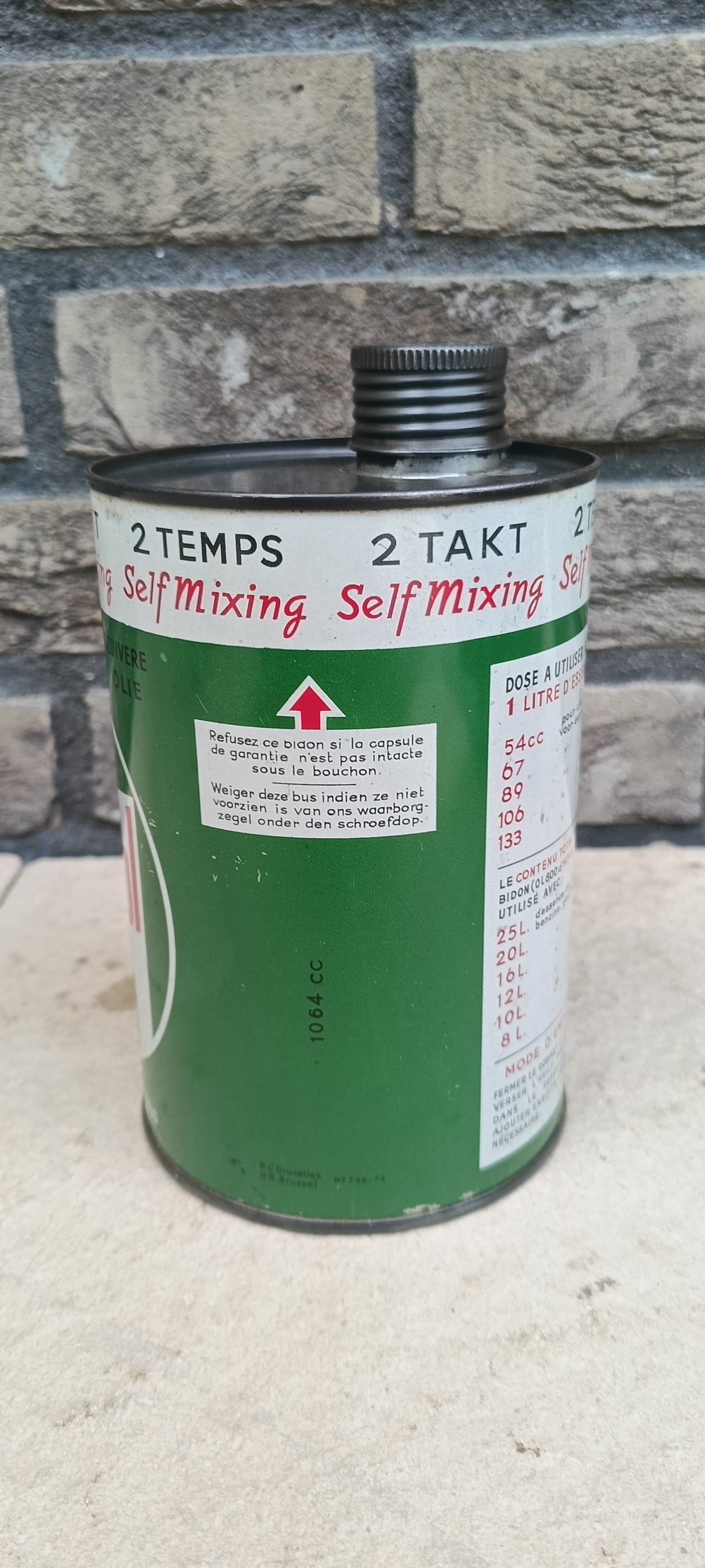 CASTROL Selfmixing olie blik