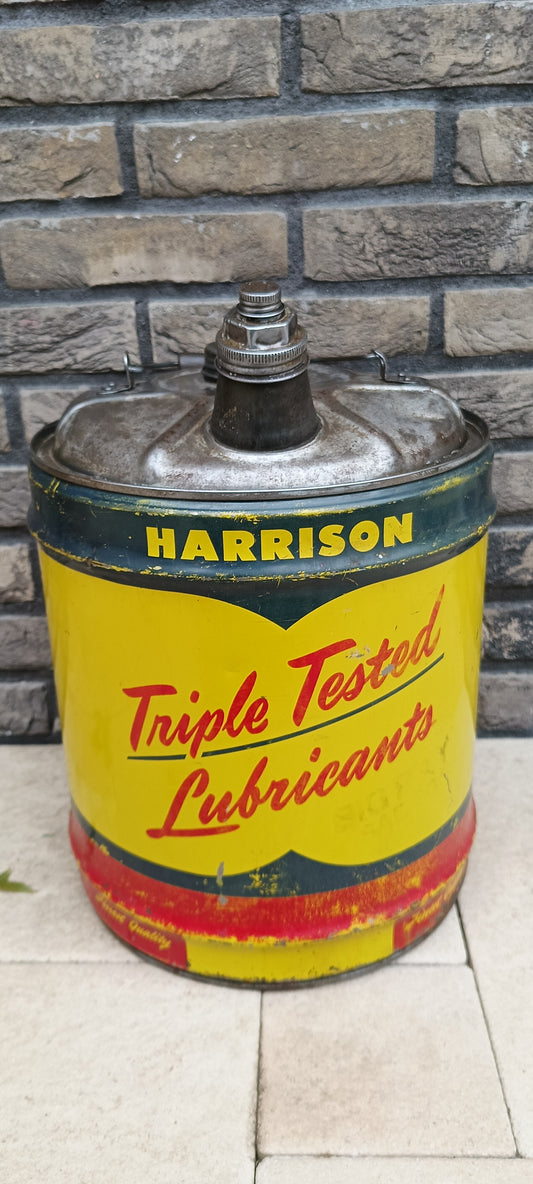 HARRISON oil can