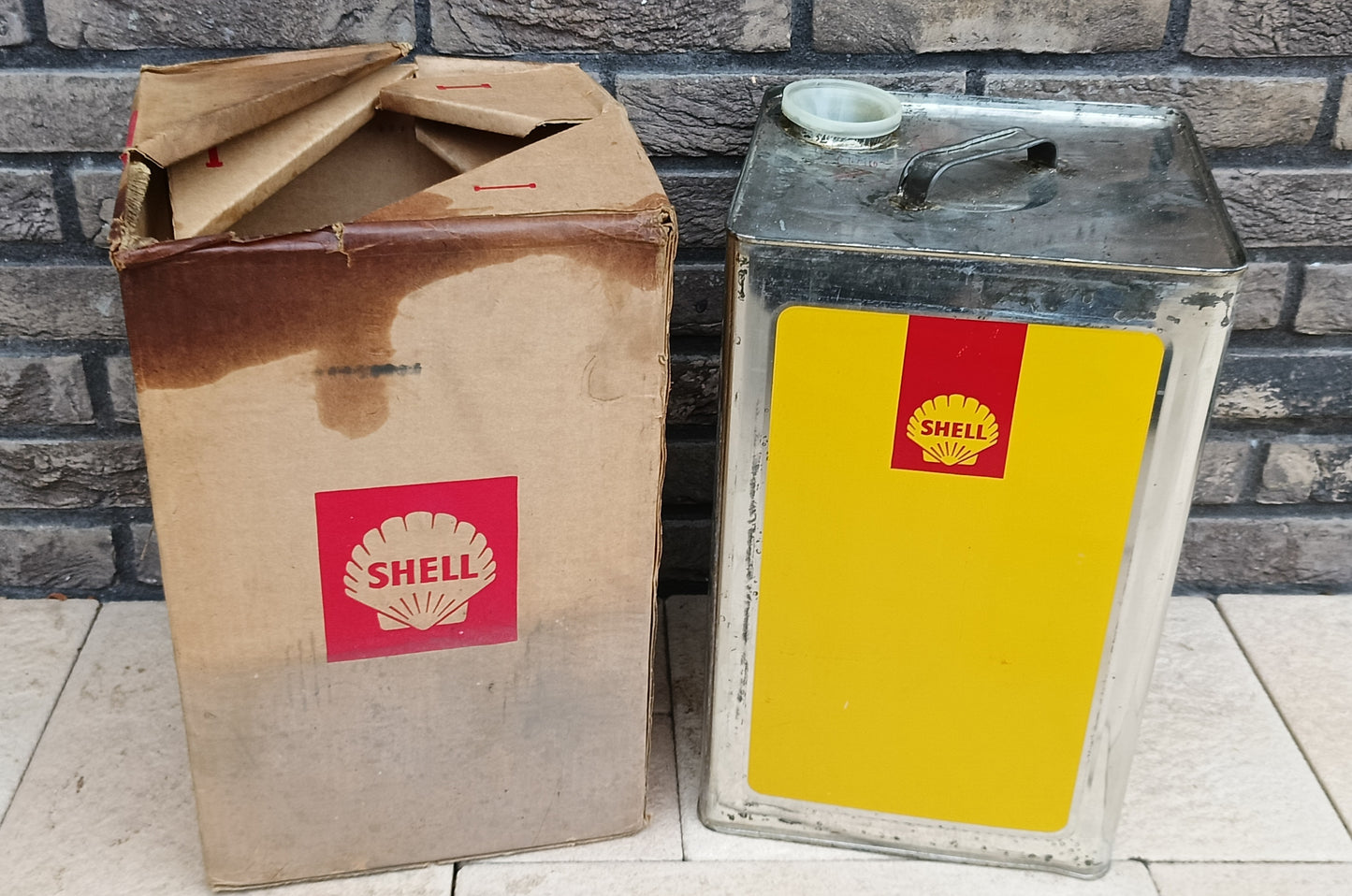 SHELL TALPA olie blik