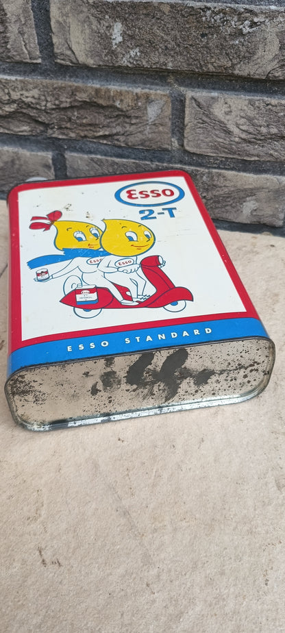 Esso 2 takt olie blik