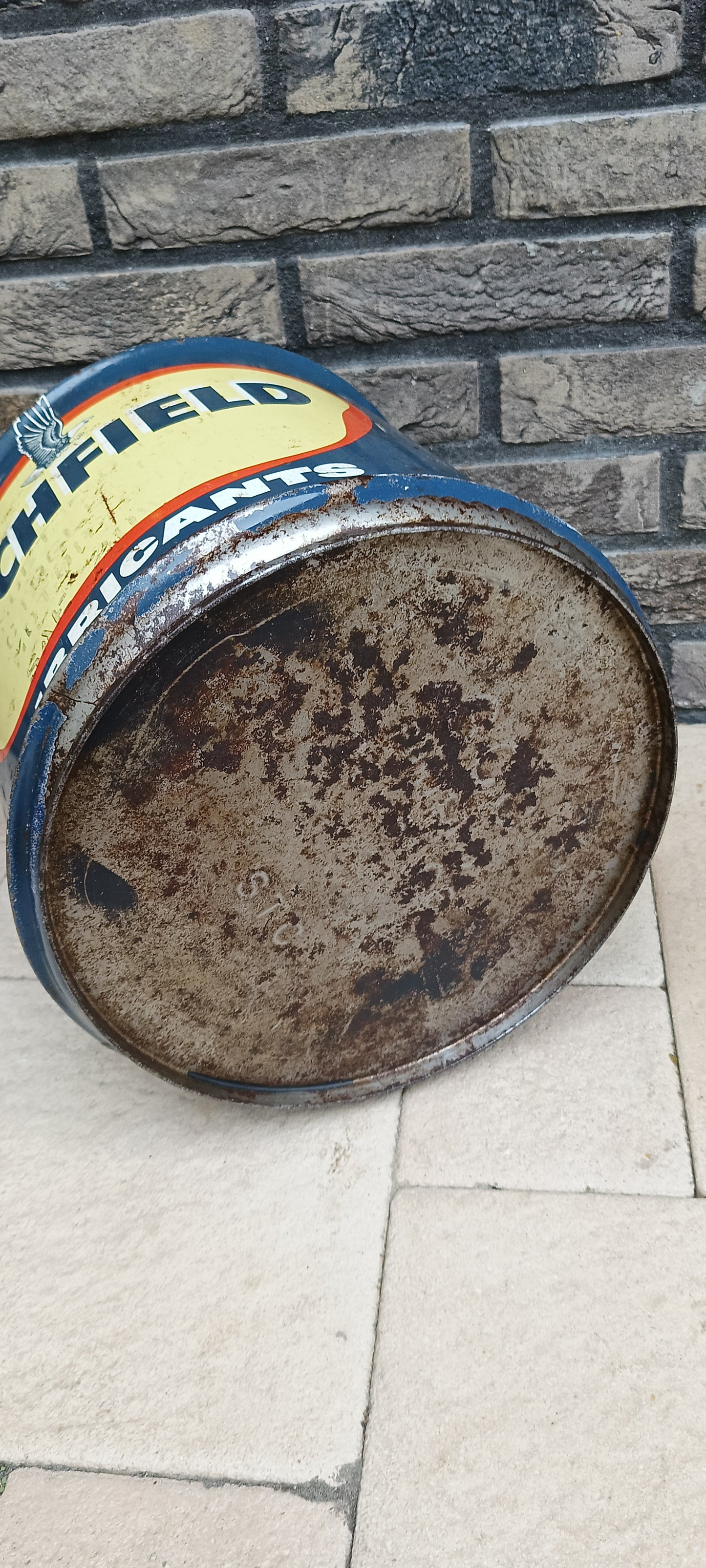 5 gallon RICHFIELD olie blik
