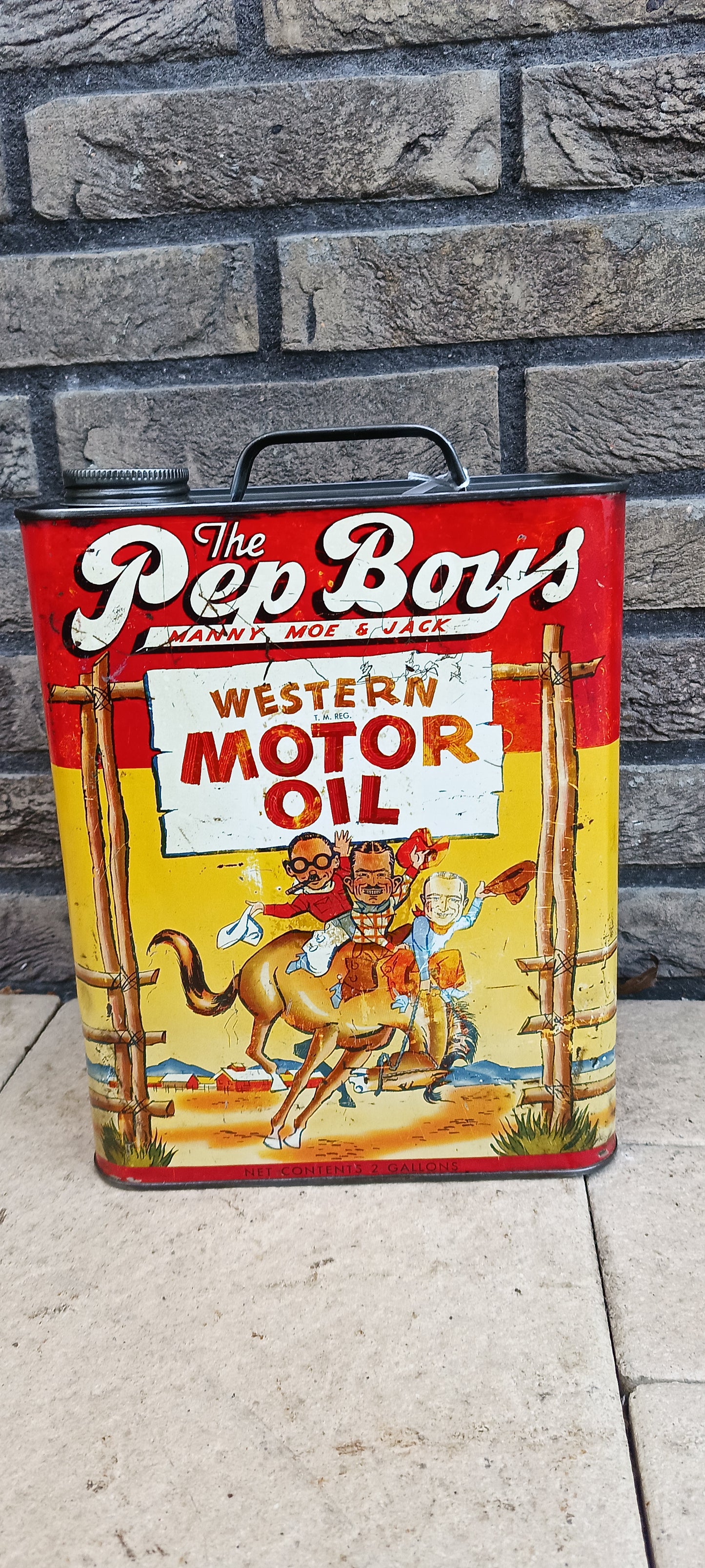 The PEP BOYS olie blik