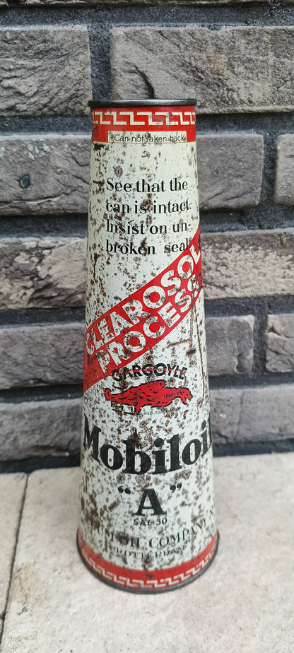 Conisch MOBILOIL olie blik