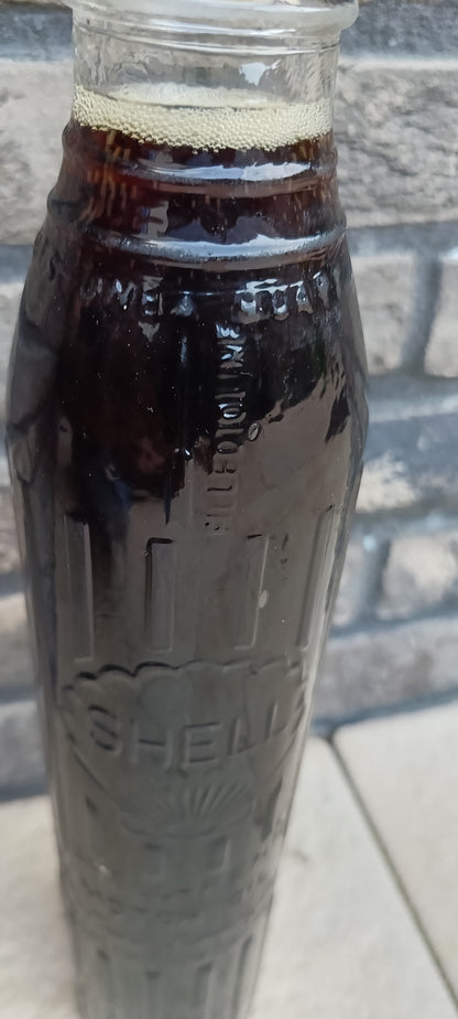 Zeldzame SHELL olie fles