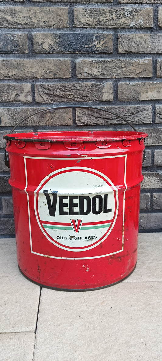 5 gallon VEEDOL olie blik