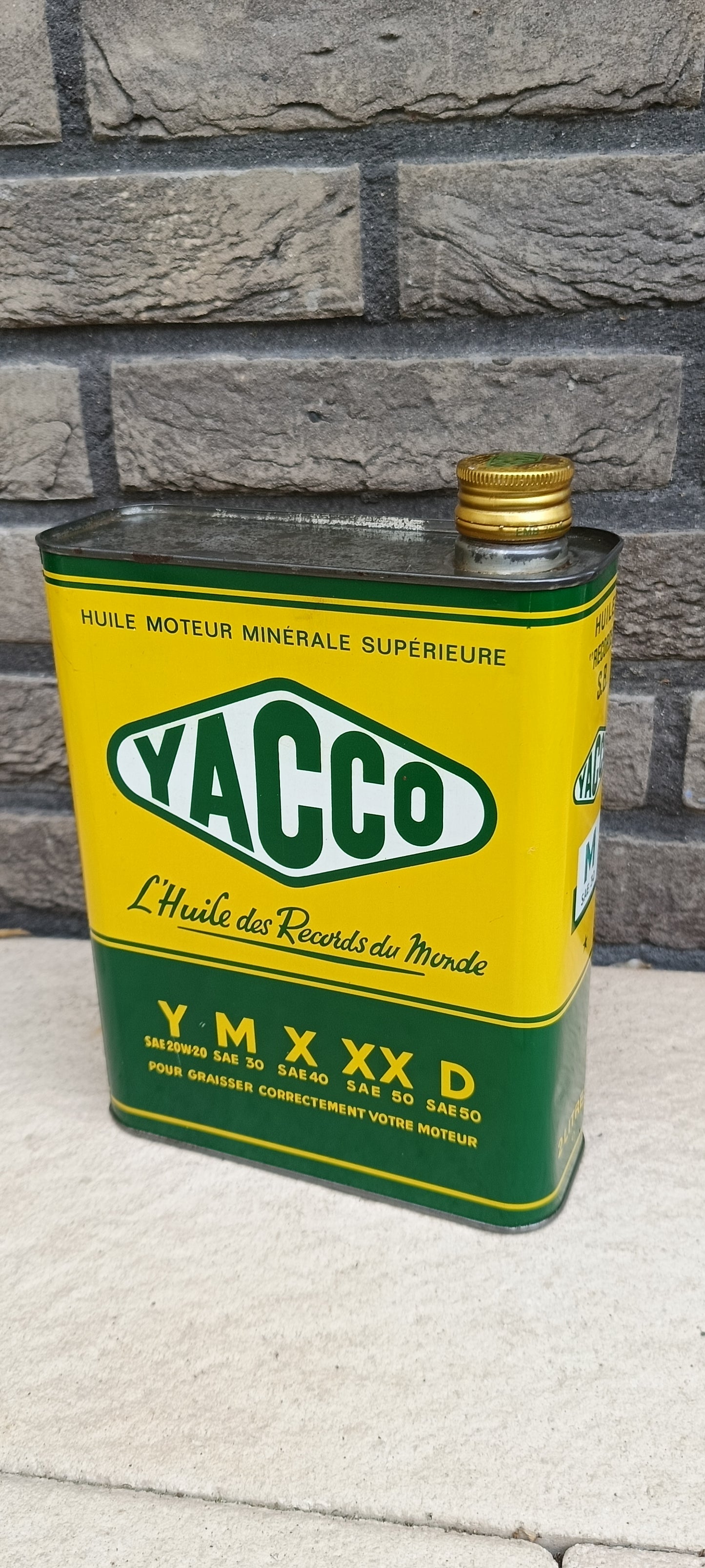 YACCO M SAE 30 oil can