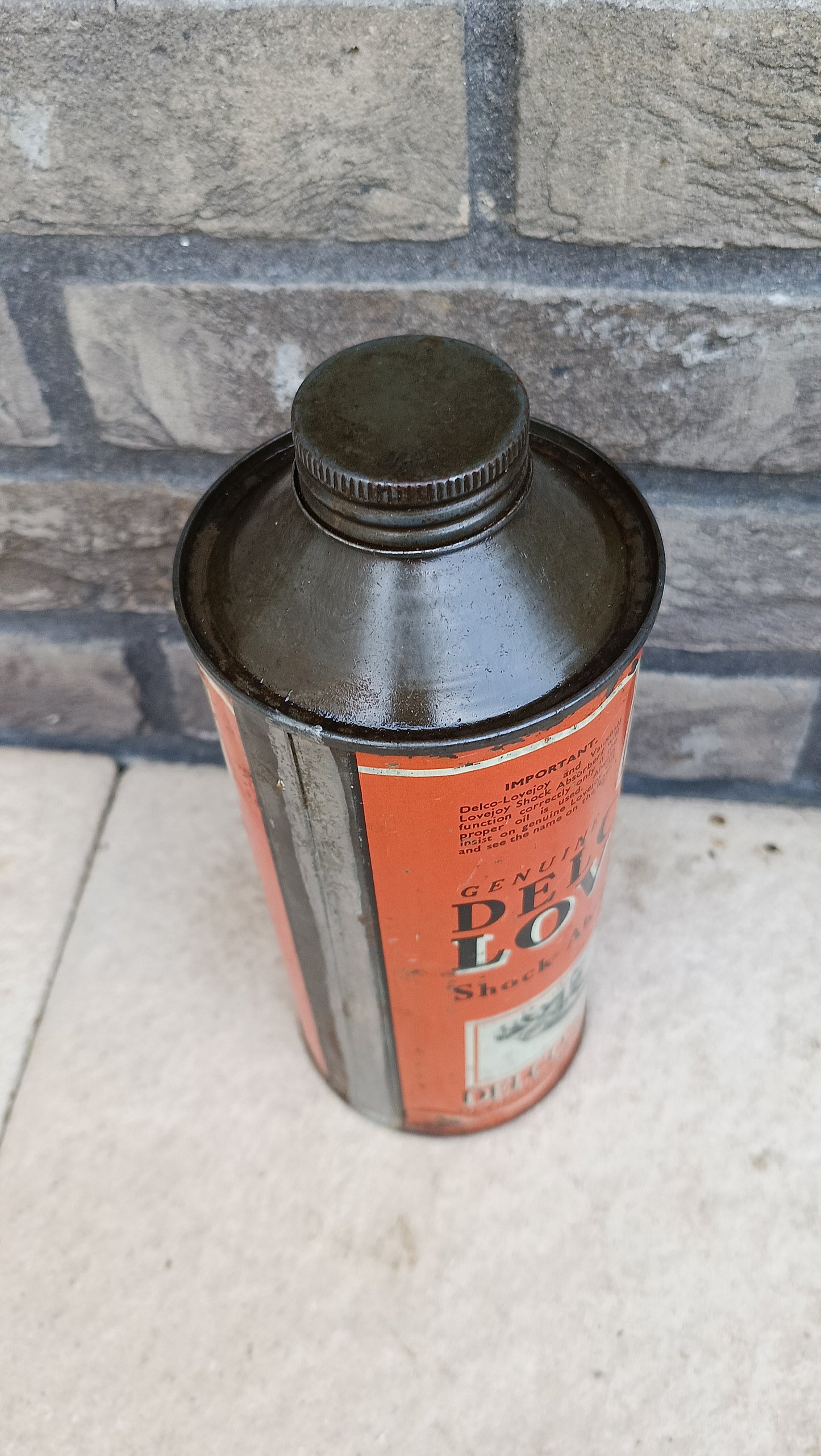 DELCO LOVEJOY oil can