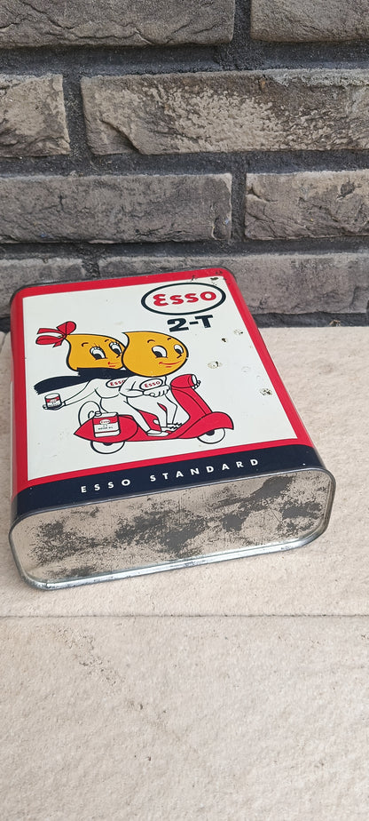 Esso 2 takt olie blik