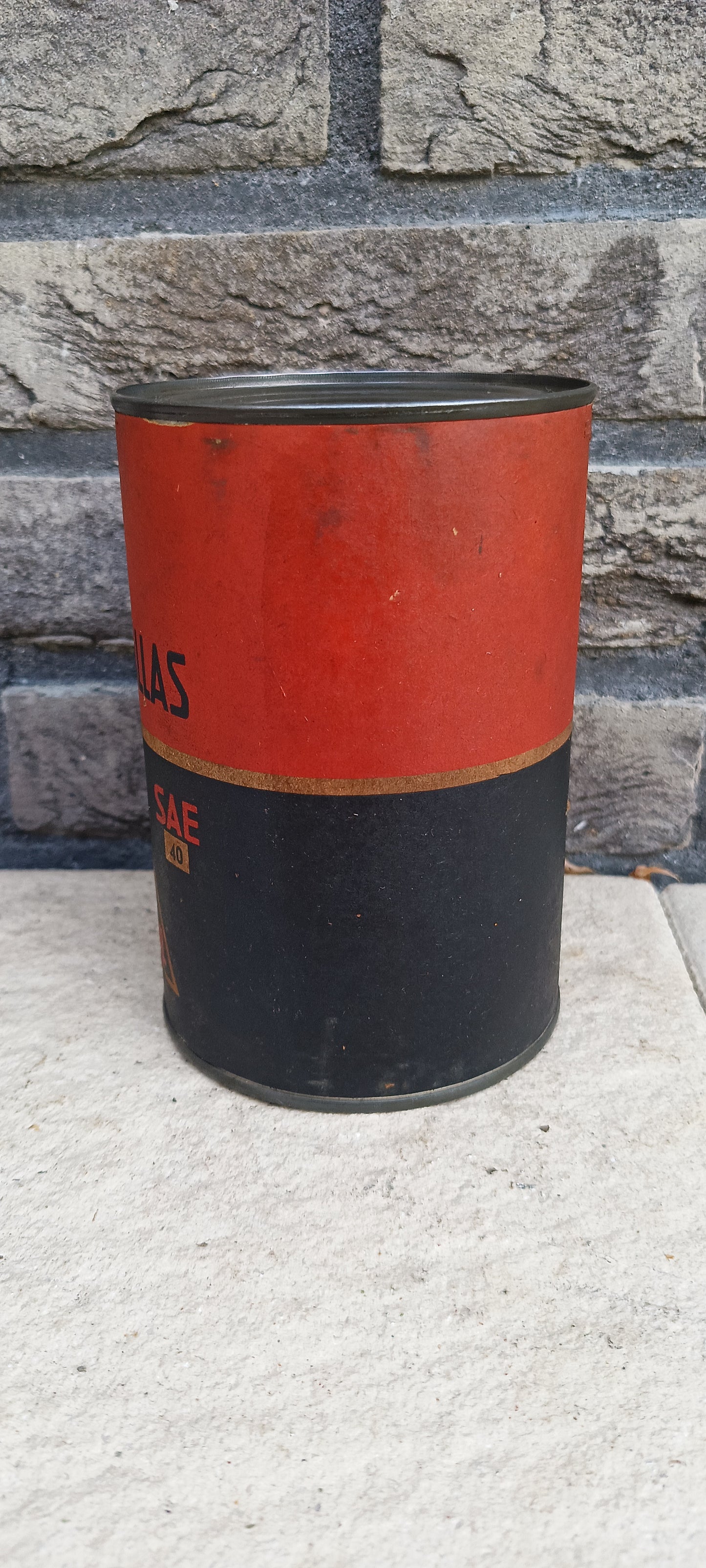 Super Pallas motor olie blik.