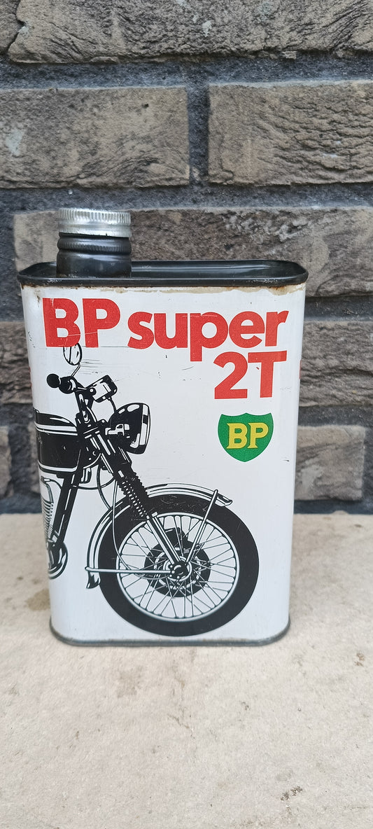 BP SUPER 2T olie blik