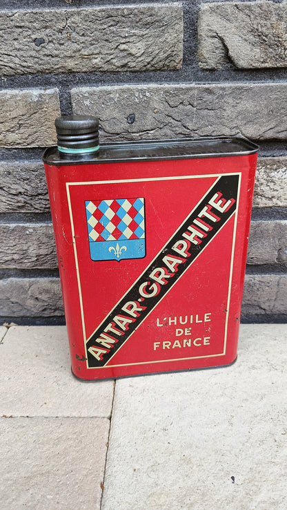 ANTAR GRAPHITE oil can