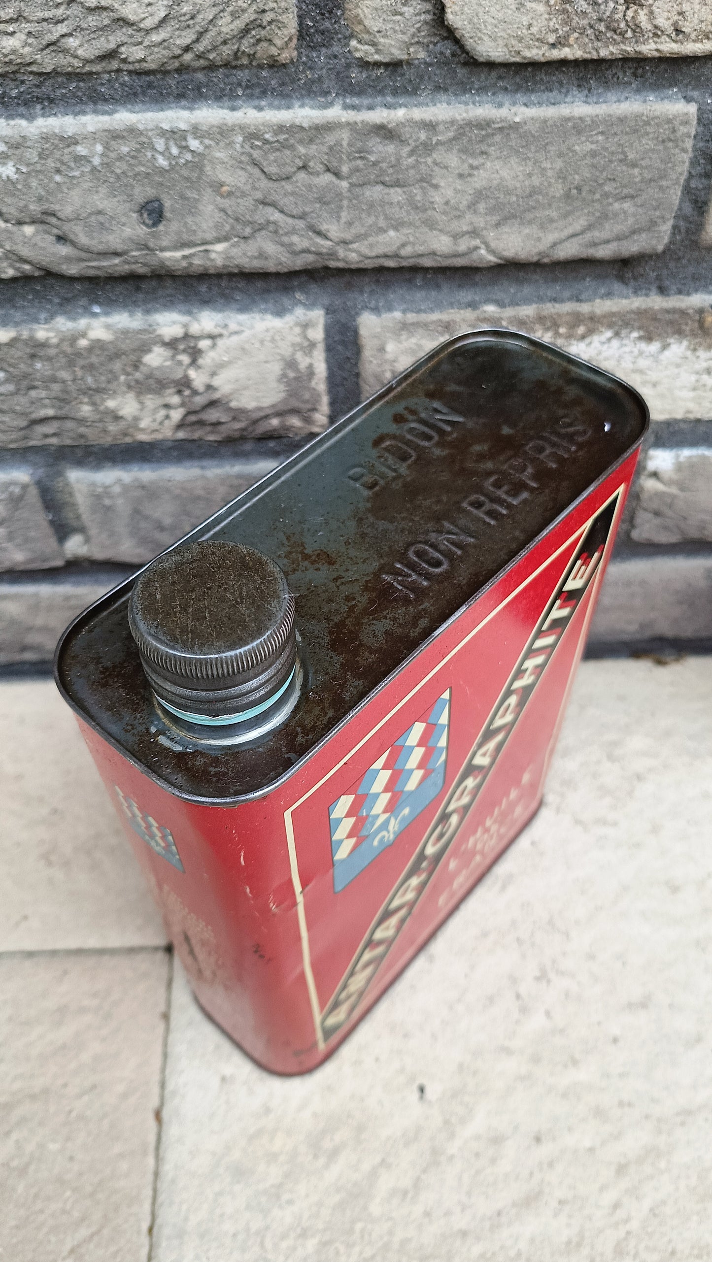 ANTAR GRAPHITE oil can