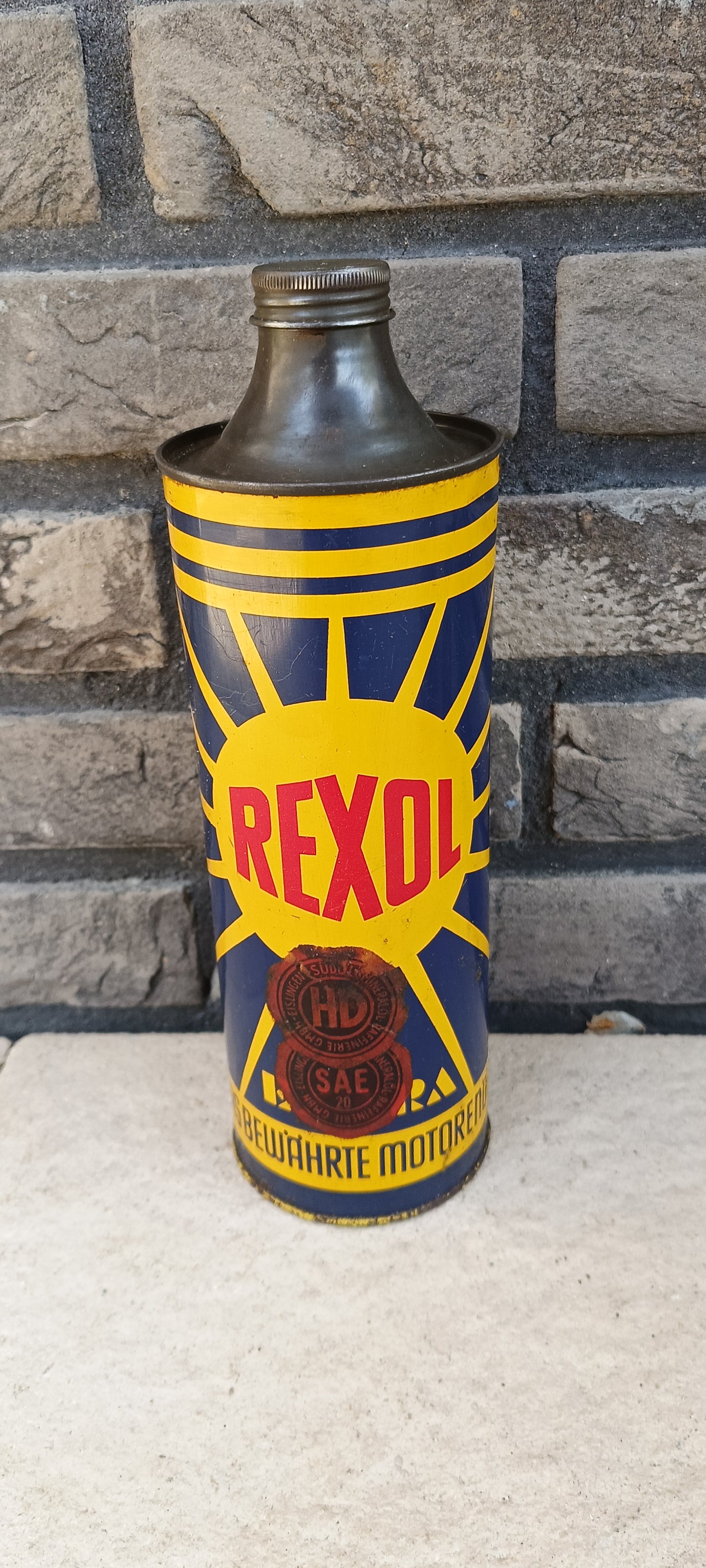 REXOL olie blik