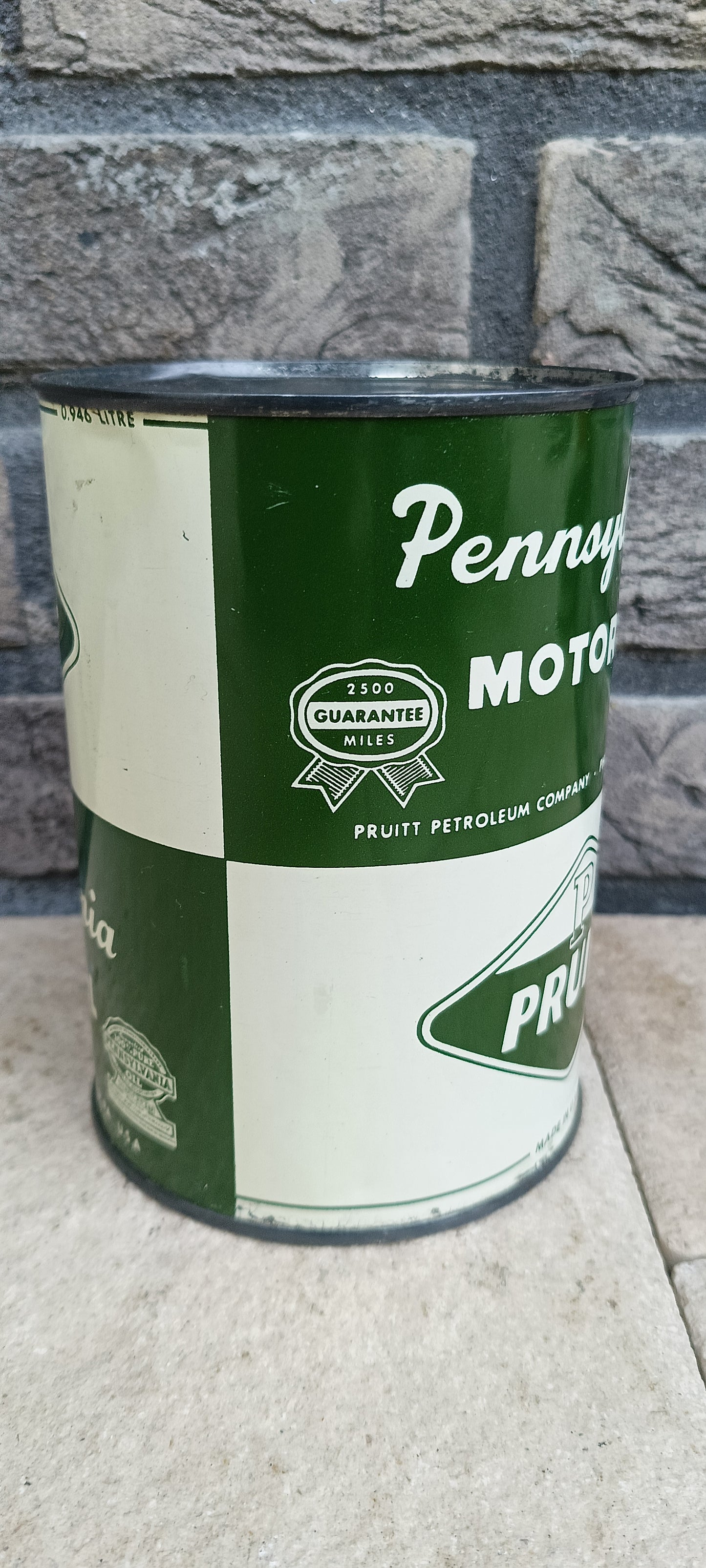 Pruitt olie blik 1 Quart USA