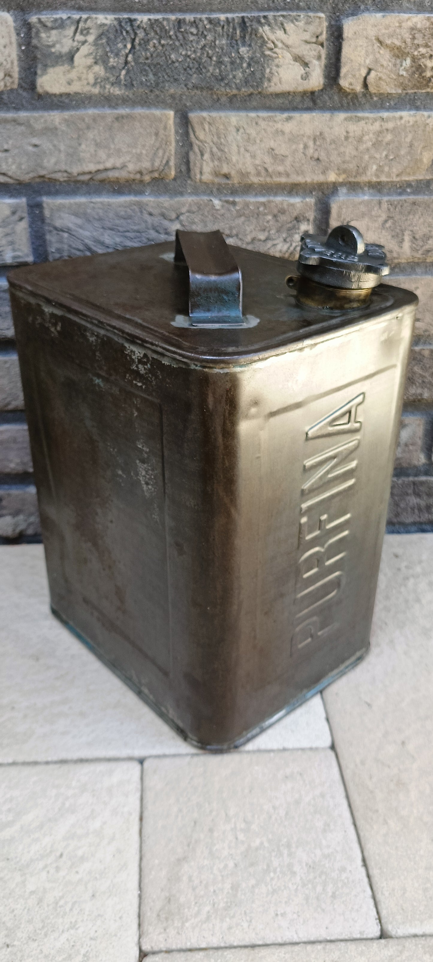 PURFINA ANVERS Petroleum blik