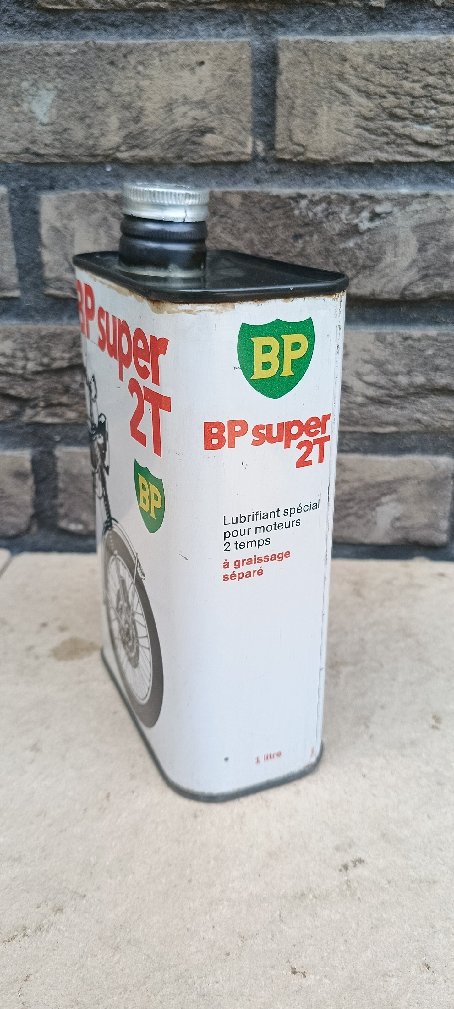 BP SUPER 2T olie blik