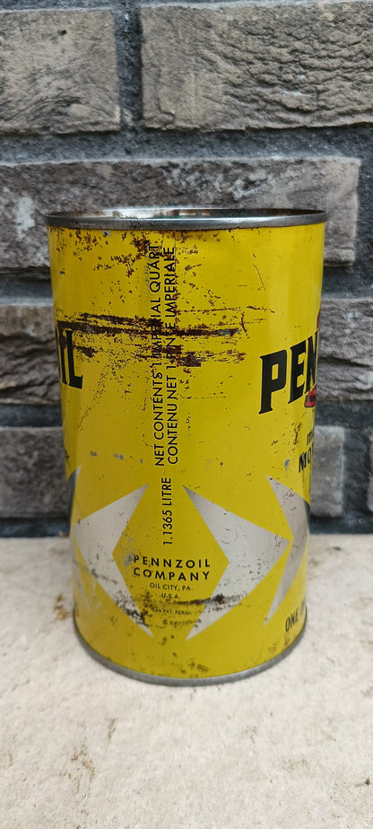 PENNZOIL oil can