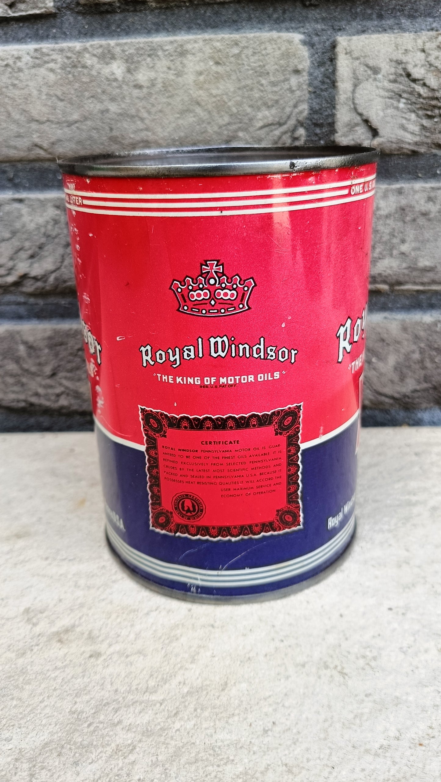 ROYAL WINDSOR 1 Quart olie blik