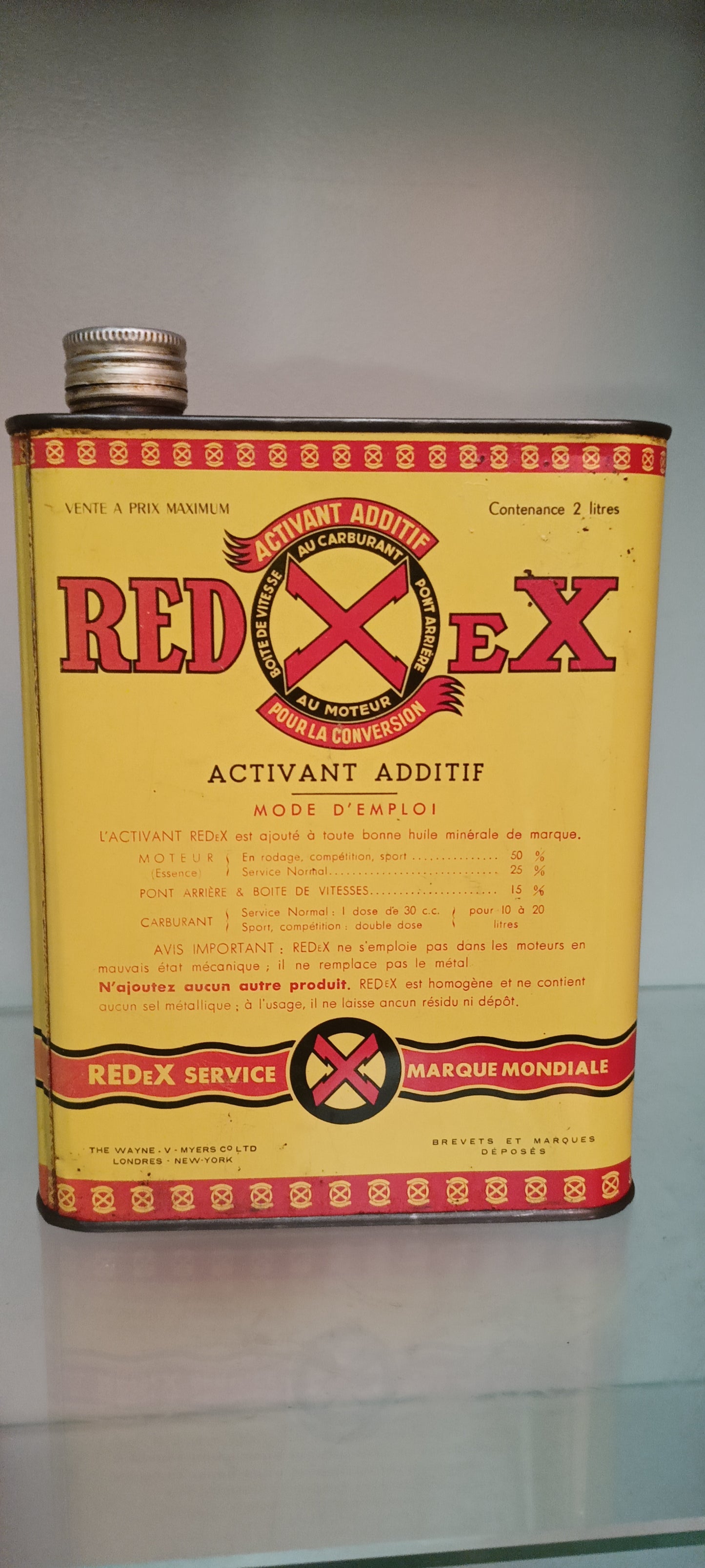 REDEX activant additive