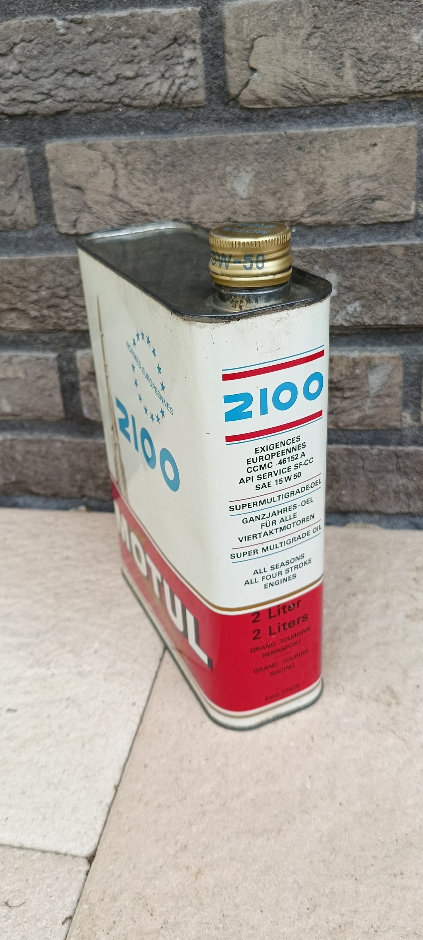 MOTUL 2100 olie blik