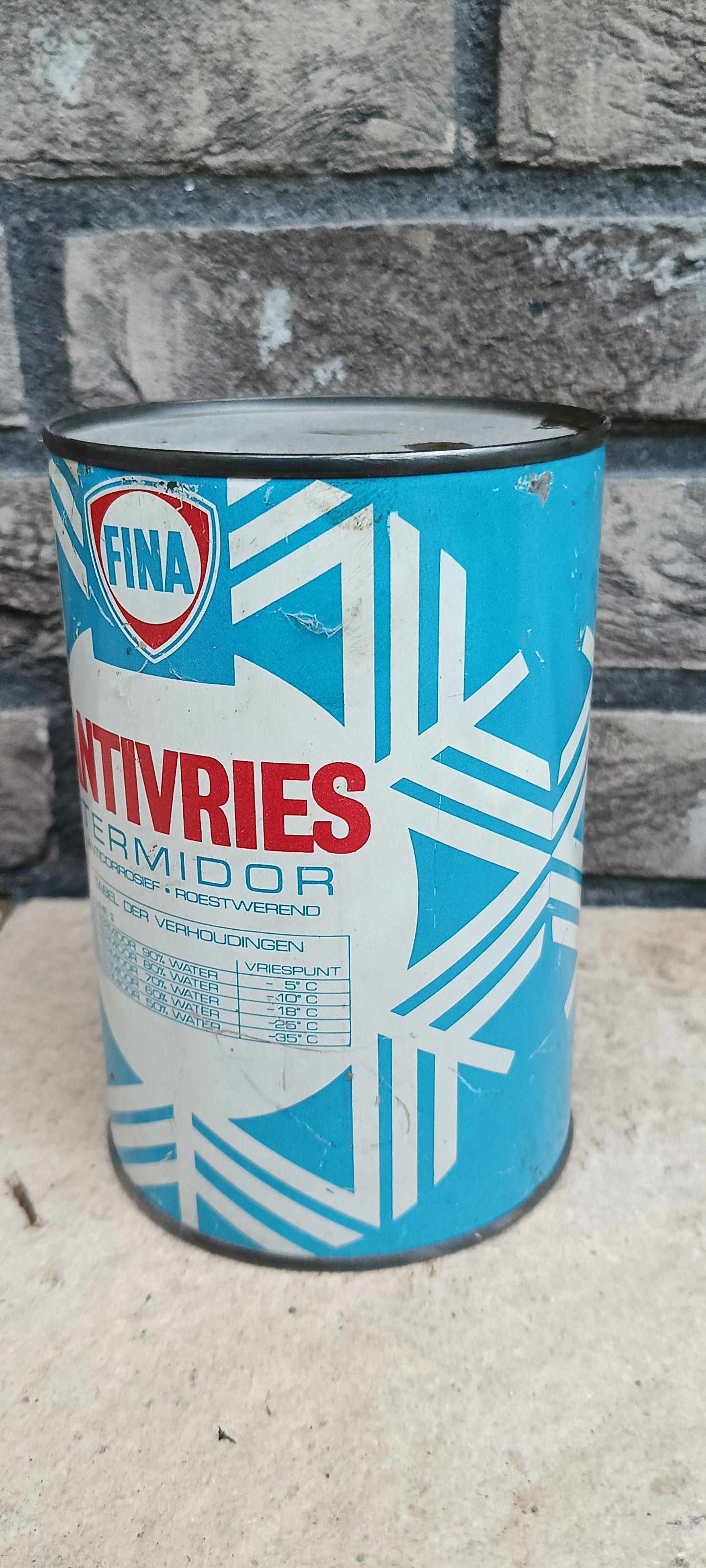 FINA antivries/antigel blik