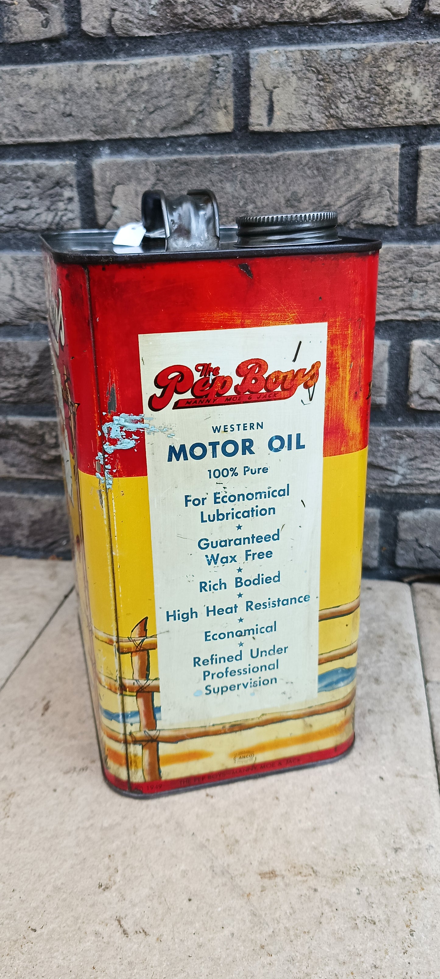 The PEP BOYS olie blik