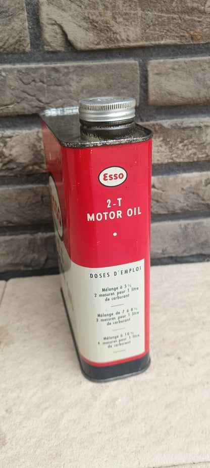 Esso 2 takt olie blik