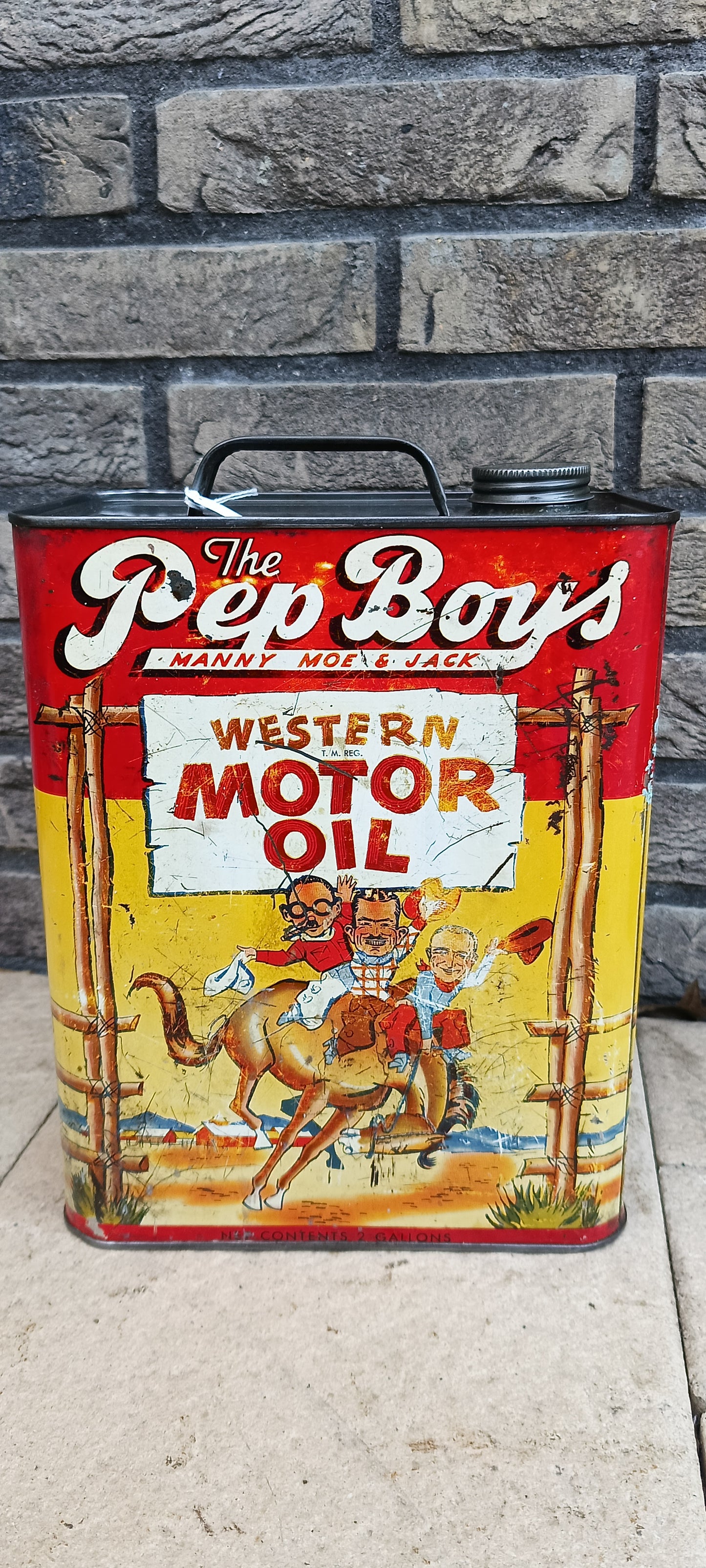 The PEP BOYS olie blik