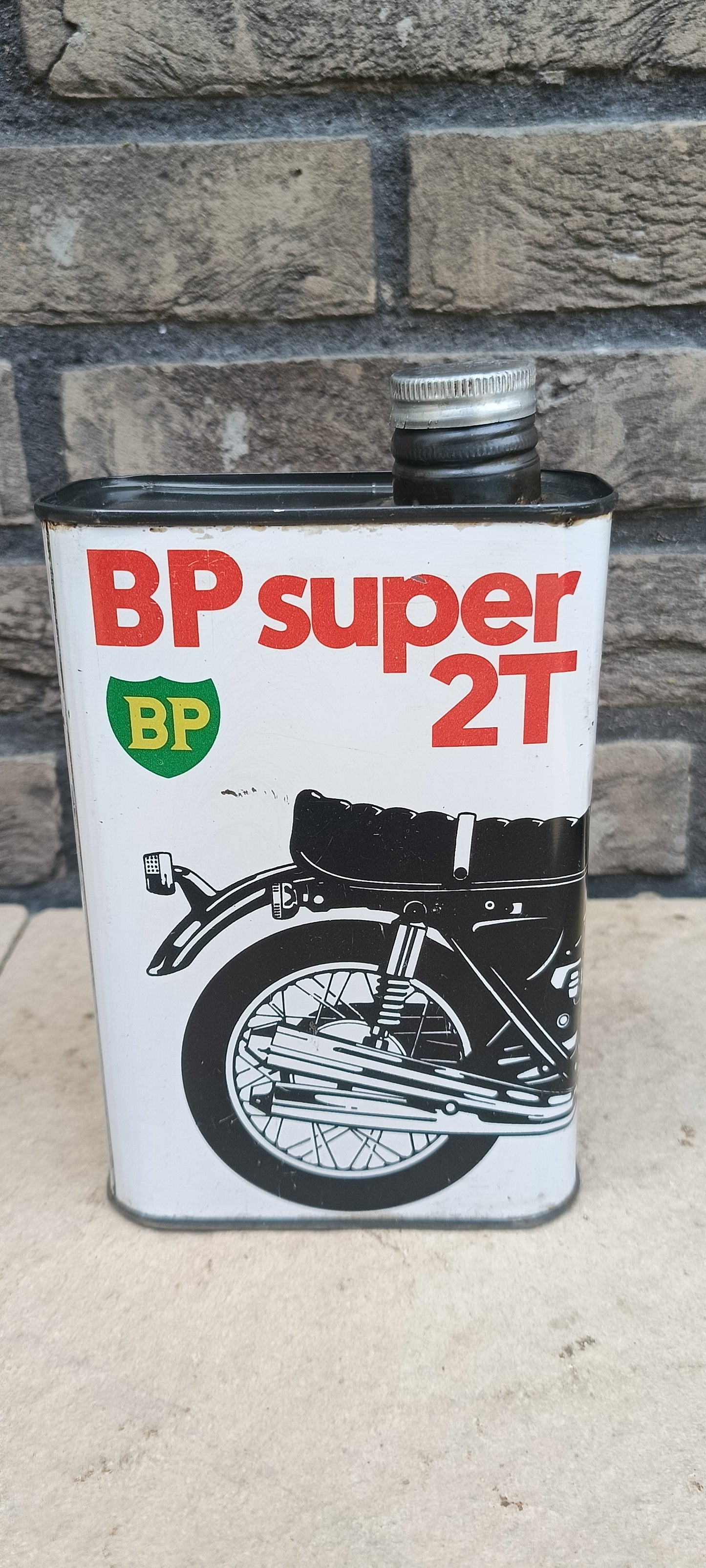 BP SUPER 2T olie blik