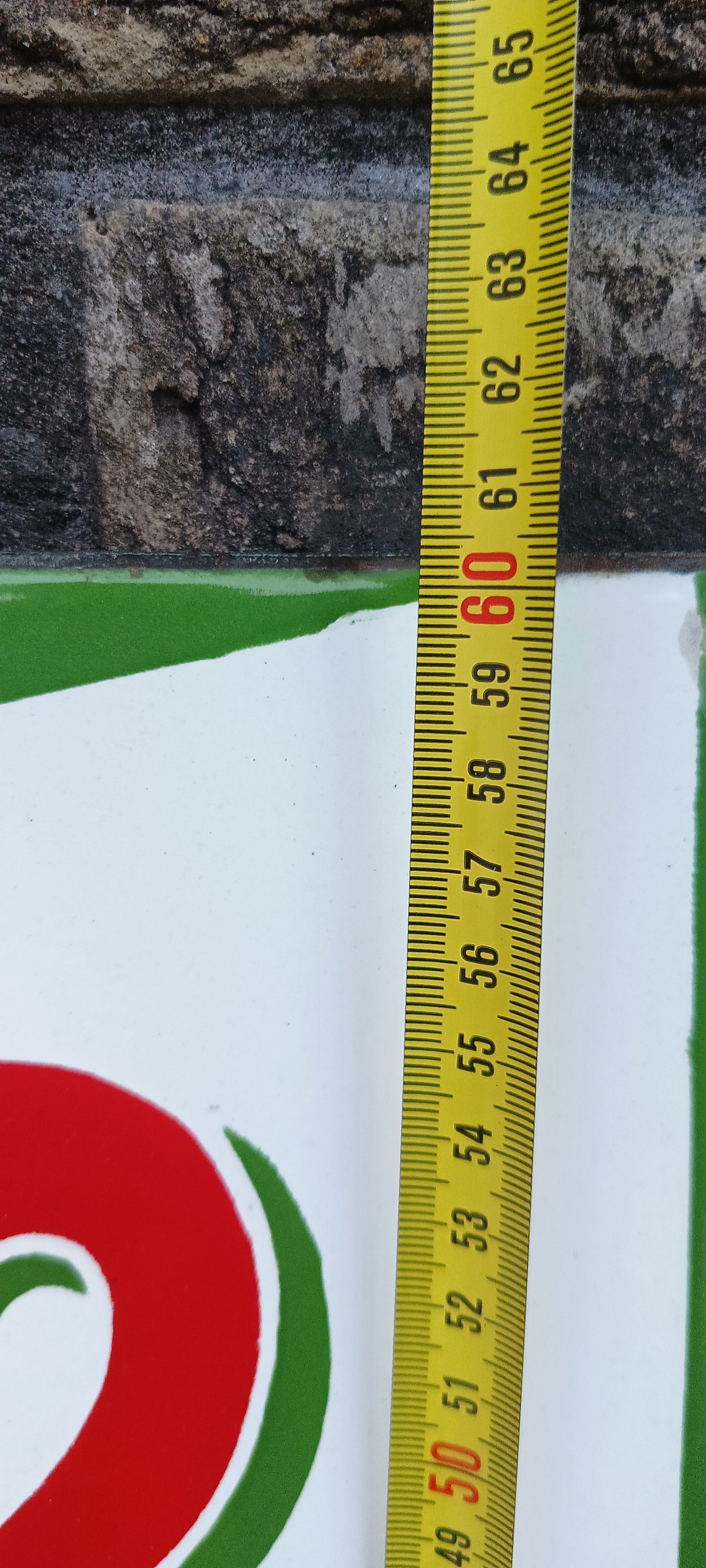 Groot emaille CASTROL bord