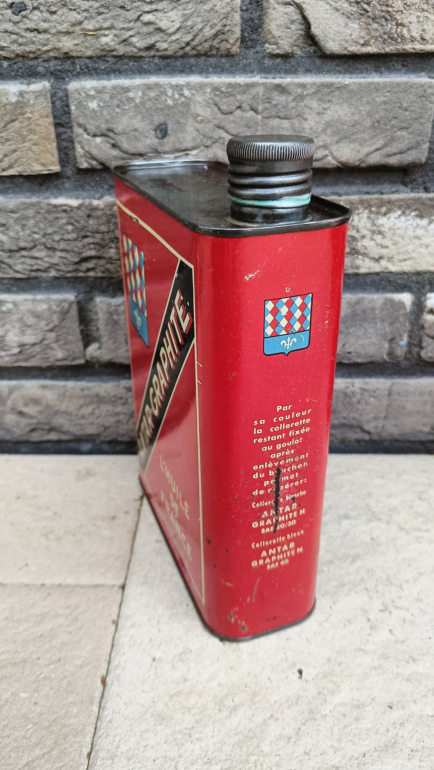 ANTAR GRAPHITE oil can