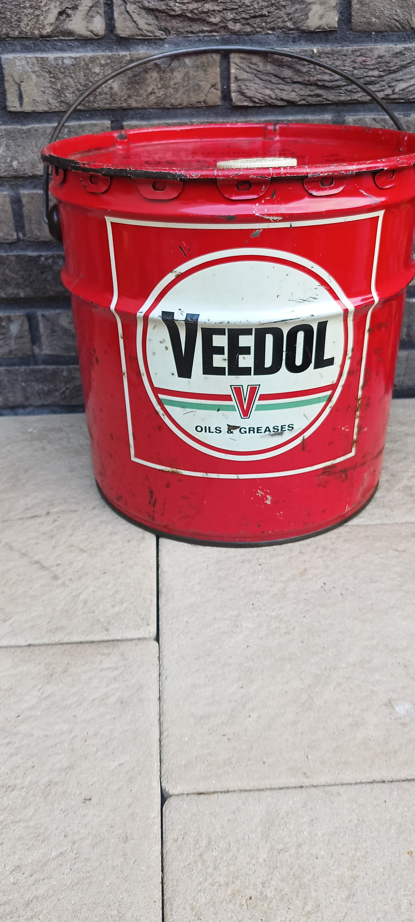 5 gallon VEEDOL olie blik