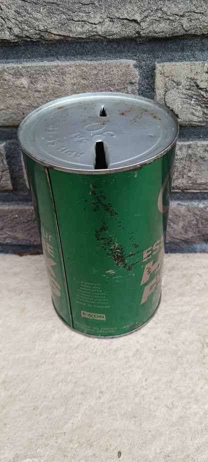 ESSO HDX PLUS oil can