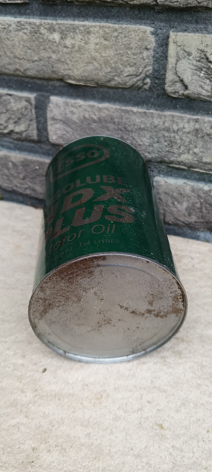 ESSO HDX PLUS oil can