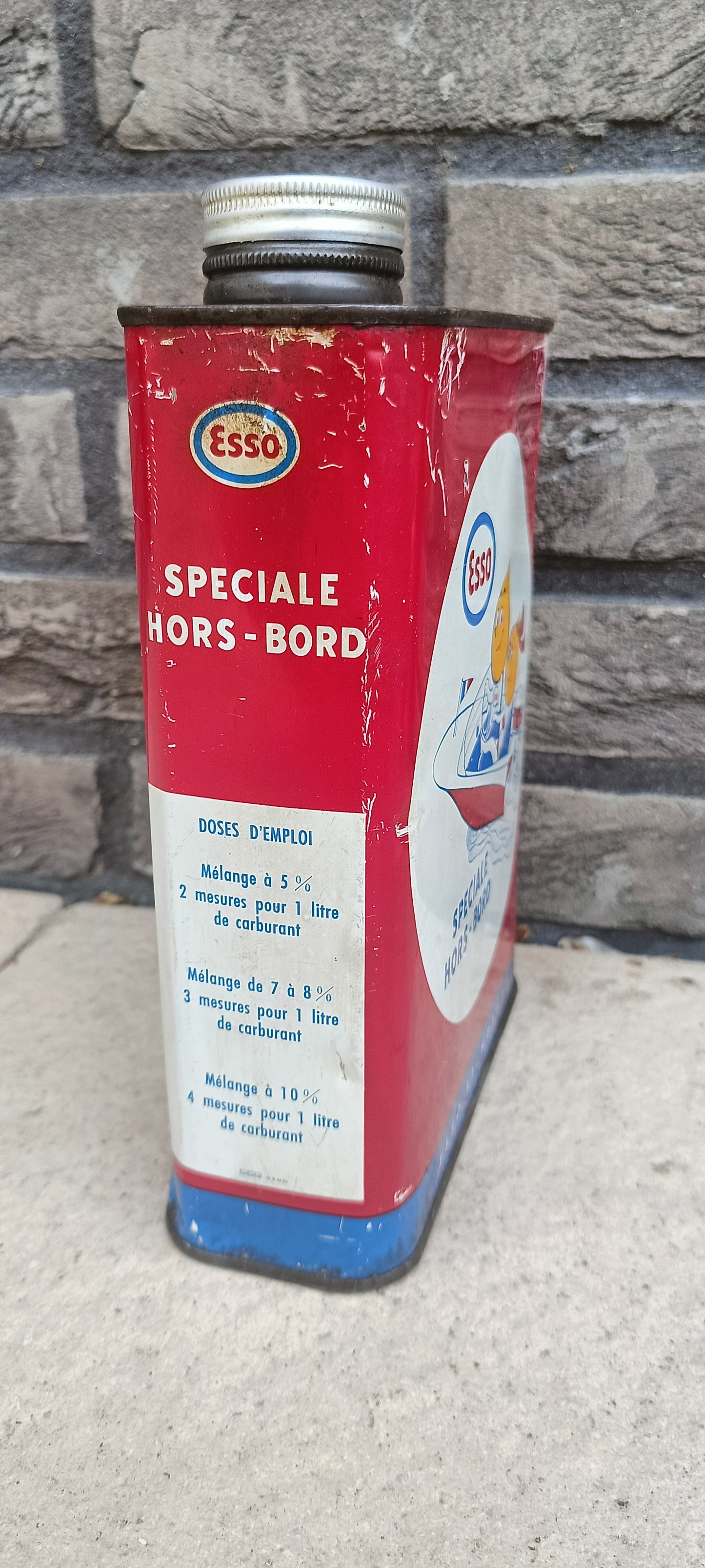 ESSO Special Hors-bord oil can